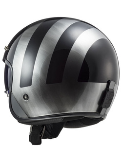 Kask otwarty LS2 OF601 Bob II Lines czarno-szary