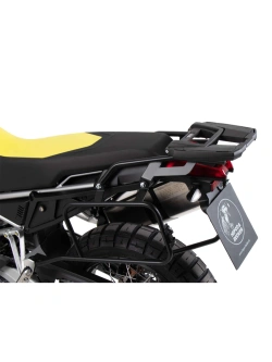 Zestaw: kufry boczne + stelaże Hepco&Becker Xplorer Cutout Aprilia Tuareg 660 Rally (25-) czarne