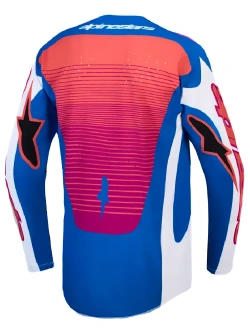 Bluza cross Alpinestars MX Techstar Maven biało-czerwono-niebieska
