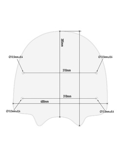 Szyba motocyklowa GIVI Honda Super Cub C125 (18-) przezroczysta [mocowanie w zestawie]