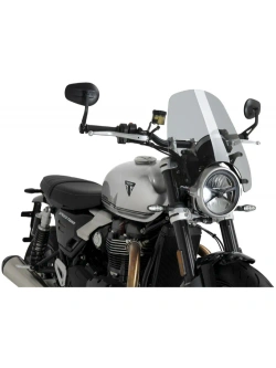 Owiewka motocyklowa turystyczna Puig Naked New Generation Triumph Speed Twin 900/ 1200 (25-) lekko przyciemniana