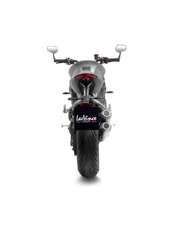 Podwójny tłumik motocyklowy LeoVince LV-10 [Slip-On, Stainless Steel] do Triumph Speed Triple 1200 RR/ RS (21-24)