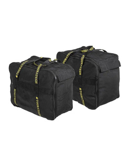 Zestaw: kufry boczne czarne Zega Evo X + stelaże czarne Touratech Harley Davidson RA1250 Pan America (21-) [poj.: 45l+45l]