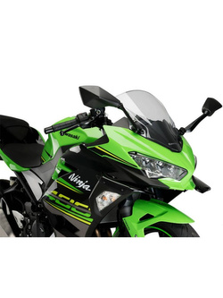 Boczne spoilery dociskowe Puig do Kawasaki Ninja 400 (18-24) czarne