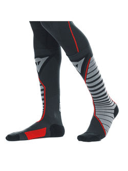 Skarpety motocyklowe długie Dainese Thermo Long czarno-czerwone
