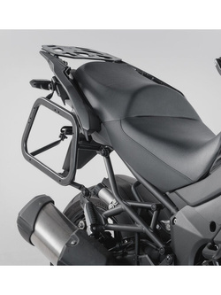 Zestaw: kufry boczne + stelaże EVO ABS Aero System Sw-Motech do Kawasaki KLR650 (08-) [pojemność: 2 x 25 L]