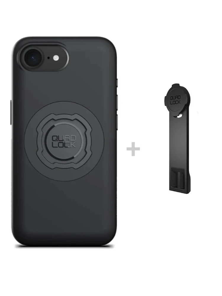 Zestaw: etui MAG na telefon iPhone 16e (magnetyczne) + adapter do statywu Quad Lock