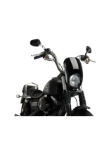 Półowiewka motocyklowa sportowa PUIG Anarchy Harley Davidson Dyna Street Bob FXBDI-I (06-17) czarna