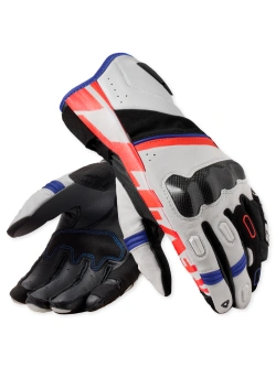 Rękawice motocyklowe skórzane REV’IT! RSR 5 biało-niebieskie