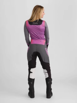 Spodnie cross damskie Thor Sportmode Velocity czarno-fioletowe