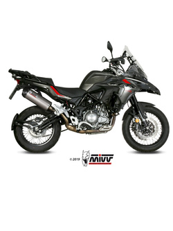 Tłumik motocyklowy Slip-On Line (Oval) MIVV do Benelli TRK502 X (18-) titanium