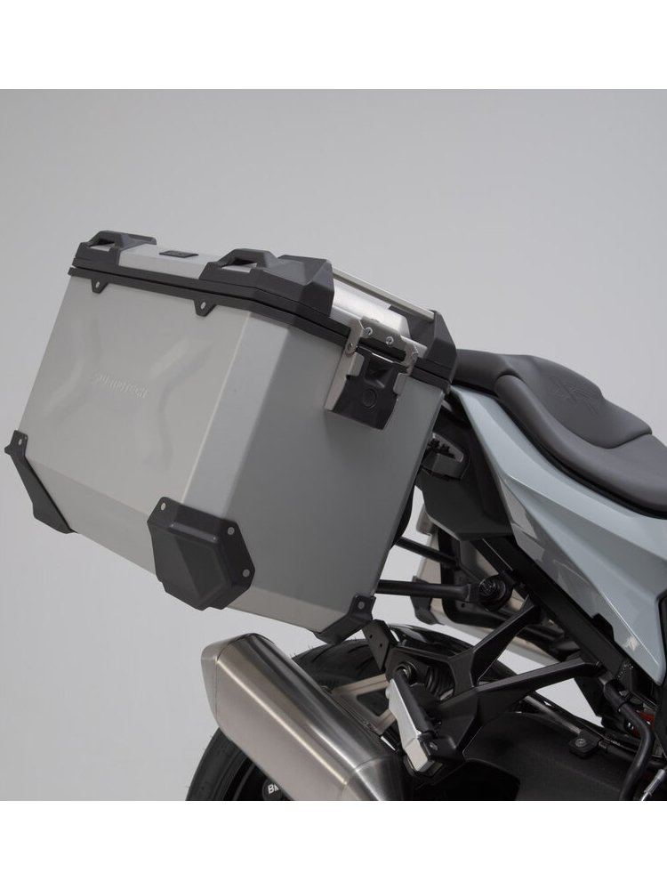 Zestaw: kufry boczne 45/45L + kufer centralny 38L Trax Adv + stelaże SW-MOTECH do BMW S 1000 XR (19-)