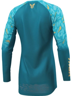 Bluza enduro damska Thor Launchmode Spotted niebiesko-żółta