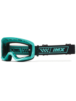 Gogle motocyklowe iMX Endurance Race zielono-czarne matowe