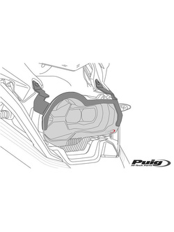 Osłona lampy PUIG do Triumph Tiger 800/XC/XCX/XCA/XR/XRX/XRT/Explorer