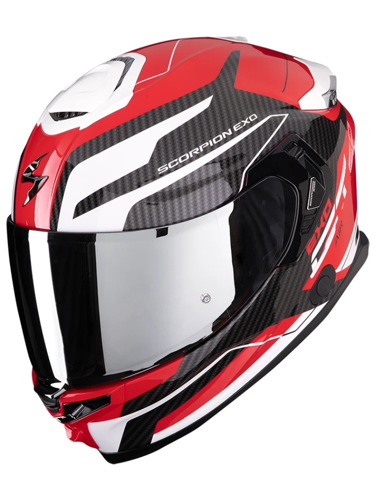 Kask integralny Scorpion EXO-GT SP Air Flex czerwono-biały