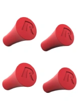 Zapasowe końcówki gumowe RAM do uchwytów X-Grip (komplet 4 sztuk) czerwone