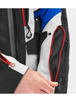 Kurtka motocyklowa tekstylna Shima Dune czarno-niebieska