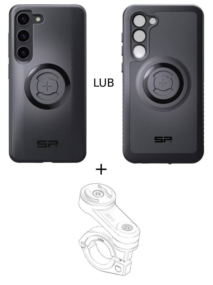 Zestaw na motocykl: etui na telefon Samsung Galaxy S23+ + mocowanie SP Connect
