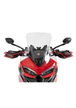 Handguardy osłona oryginalnych handbarów Hepco&Becker Ducati Multistrada V2/S (25-) czerowne