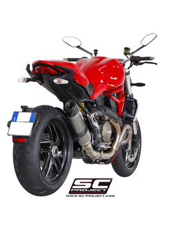 Tłumik SC-Project Oval Carbon / Titanium (Slip on) - Ducati Monster 1200 / S [14-16]