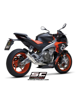 Pełny układ wydechowy SC-Project CR-T Aprilia Tuono 660 (21-) włókno węglowe