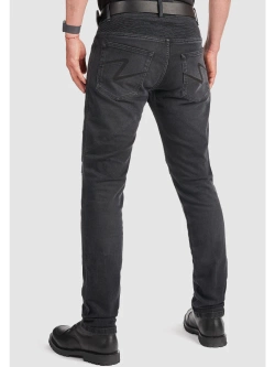 Jeansy motocyklowe Pando Moto Karl Devil AAA czarne