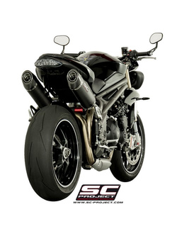Tłumiki owalne Slip-on SC-Project do Triumph SPEED TRIPLE 1050 S / R [16-17]