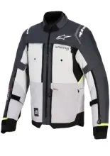 Kurtka motocyklowa tekstylna Alpinestars Cusco Drystar szara-fluo