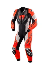 Kombinezon motocyklowy jednoczęściowy REV’IT! Hyperspeed 3 szaro-fluo czerwony