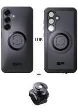 Zestaw: etui na telefon Samsung Galaxy S25 + uchwyt na rzep SPC+ SP Connect