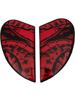 Panele boczne Icon do kasku Airform Sacrosanct czerwone