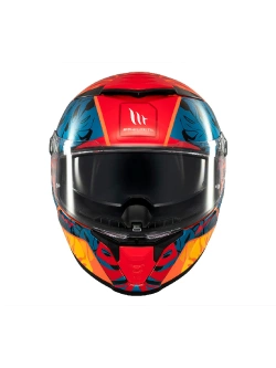 Kask integralny MT Thunder 4 SV Rainforest C4 pomarańczowo-niebieski połysk
