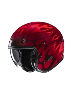 Kask otwarty HJC V31 Firo czerwony