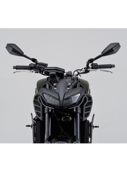 Lusterko D-MIRROR-11 Daytona na prawą stronę do montażu na kierownicy czarne