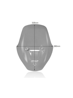 Szyba motocyklowa WRS Touring Ducati Diavel V4 (23-24) mocno przyciemniana