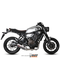 Pełny układ wydechowy (Oval) MIVV do Yamaha XSR 700 (16-) titanium