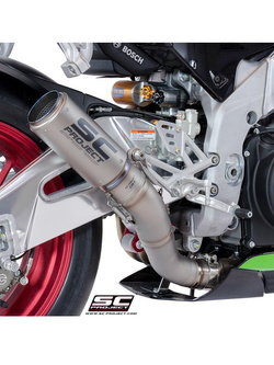 Tłumik CR-T High Position Titanium SC-Project do Aprilia RSV4 RF/RR 2018