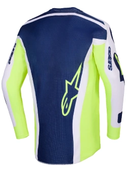 Bluza cross Alpinestars MX Racer Air Riway niebiesko-szara-fluo