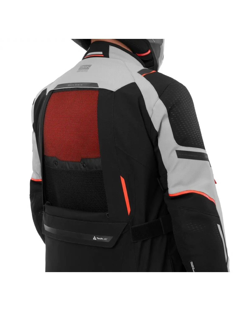 Kurtka motocyklowa tekstylna Shima Hero 3.0 G2 szaro-czerwona