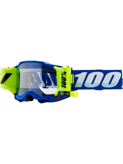 Gogle motocyklowe 100% Accuri 2 Forecast niebiesko-biało-żółte