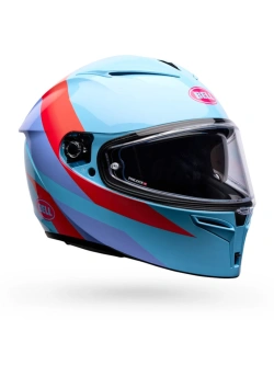 Kask integralny Bell Lithium niebiesko-fioletowo-czerwony