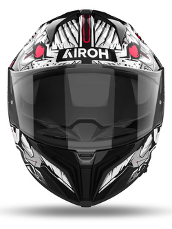 Kask integralny Airoh Matryx Nytro czarno-szaro-czerwony matowy
