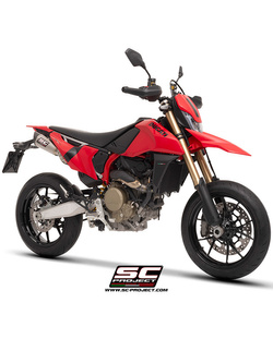 Tłumik motocyklowy podwójny SC-Project S1 Ducati Hypermotard 698 Mono/RVE (24-) tytan