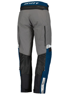 Spodnie motocyklowe tekstylne Scott Dualraid Dryo niebiesko-szare
