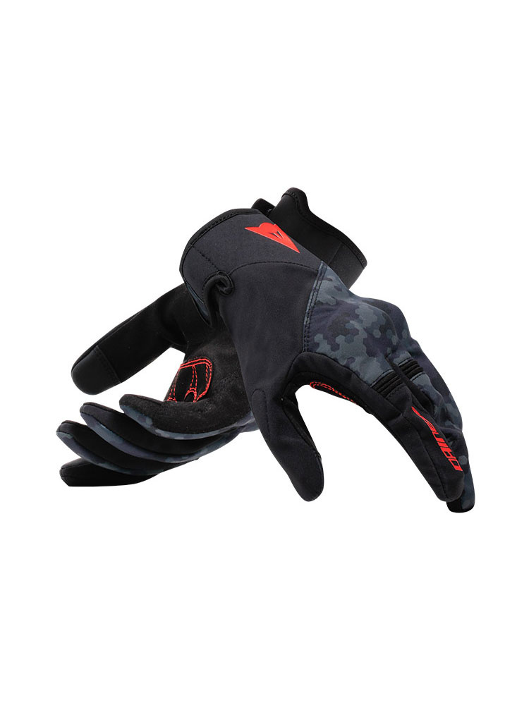 Rękawice motocyklowe Dainese Intrepyd czarno-szaro-czerwone