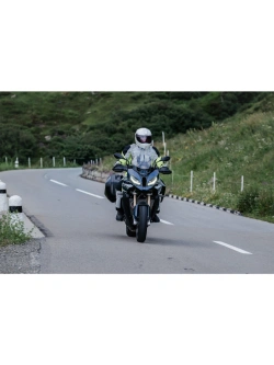 Kurtka motocyklowa tekstylna Klim Latitude szaro-fluo żółta