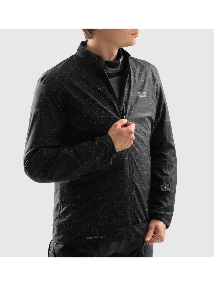 Kurtka motocyklowa tekstylna Rebelhorn Hardy 3.0 czarno-szaro-czerwona