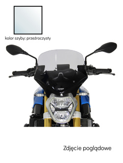 Szyba motocyklowa MRA Touring "TM" BMW R 1200 R [15-18] przeźroczysta