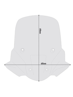 Szyba motocyklowa GIVI Triumph Tiger 900/ GT/ GT Pro/ Rally/ Rally Pro (20-) przyciemniana